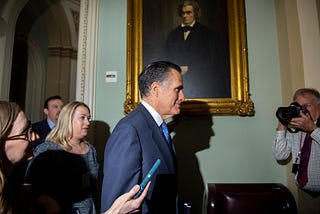 Mitt Romney Is the Only Republican in Congress With Any Guts Left