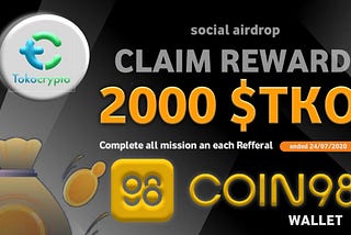 SOCIAL AIRDROP 2,000 $TKO — C98