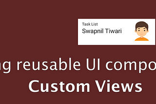 How to export reusable views into custom views?