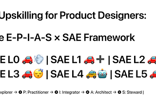 AI Upskilling for Product Designers