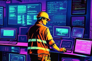 Building a dataset. Image generated using Imagen from Google Deepmind