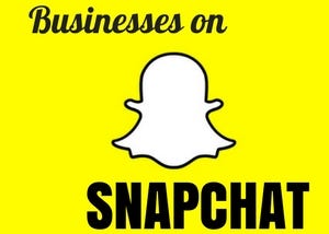 Businesses on SnapChat