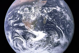 The study of planetary habitability is partly based upon extrapolation from knowledge of the Earth’s conditions, as the Earth is the only planet currently known to harbour life (The Blue Marble, 1972 Apollo 17 photograph). The picture represents planet Earth from space.