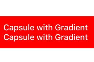 Capsule with gradient: iOS