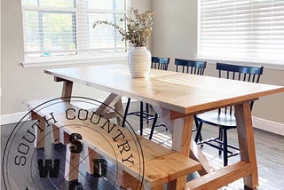 Custom Farmhouse style table