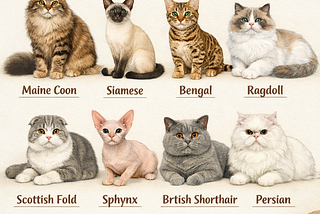 🐾 Top 8 Trendiest Cat Breeds Right Now