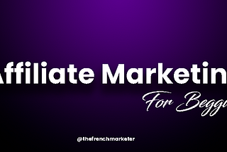How to start with Affiliate Marketing and earn money.