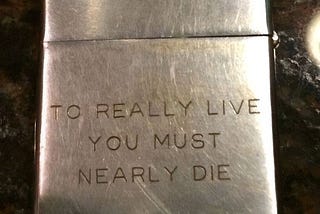 Another important lesson I learnt in ’24: You go nearly die.