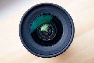 Photograph of a camera lens.