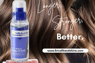BTC Silk and Shine Hair Serum 100ml