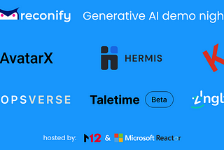 Reconify: Generative AI Demo Night