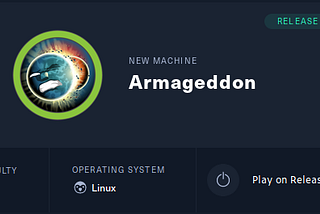 Armageddon HackTheBox Writeup