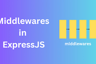 Middlewares in ExpressJS explained