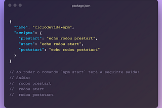 🌀 Ciclo de vida do NPM.