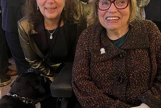 Picture of Janni and Judy smiling.