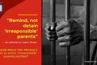 Remind, not detain ‘irresponsible’ parents