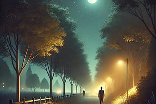 Taking walks at night