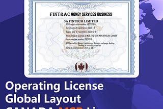 Canada MSB license