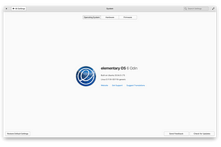 elementary OS 6.0 Advanced Changes