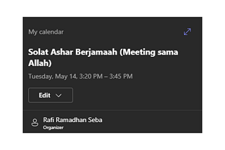Prioritize Your Salat Prayers Time During Work!