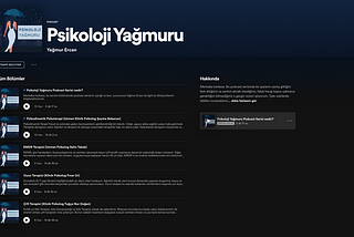 PSİKOLOJİ YAĞMURU