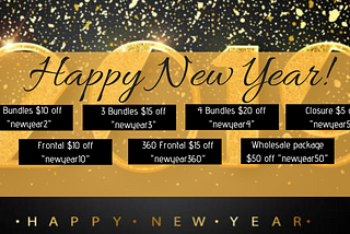 New Year’s Sale!