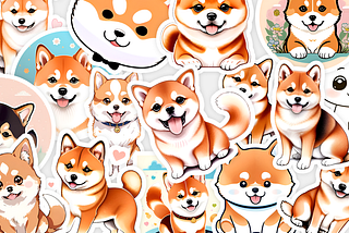 Best and Prettiest Kawaii Shiba Inu Stickers