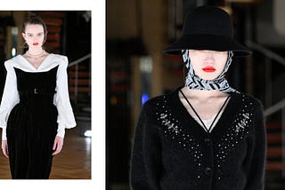 Bettie Page and Christian Dior Walk into a Dance Hall