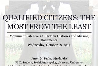 Qualified Citizens: The Most from the Least