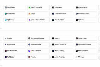 Building On Aptos | Ecosystem Map