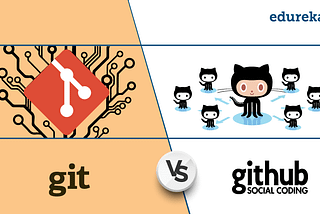 Difference between git and github
