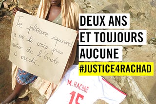 Togo : En quête de justice pour mon fils Rachad au rêve brisé par une balle à la poitrine