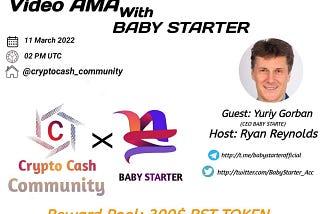 AMA Crypto Cash Community With BabyStarter
