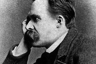 black-and-white photo of man