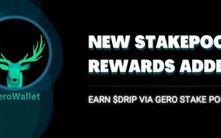 $DRIP Stake Pool Rewards!