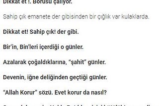 Dikkat Et …. Sahip Çık Dünyaya