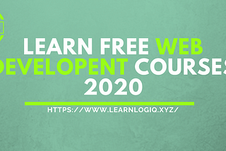 Web Development Free Courses | Learn HTML,CSS,JAVASCRIPT