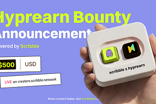 Scribble Network Launches HyprEarn Bounty: Fixing Perp Trading with AI