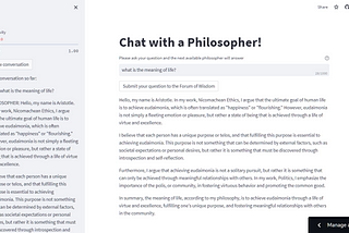 Create a ChatGPT Powered Web App to Chat With Historical Philosophers