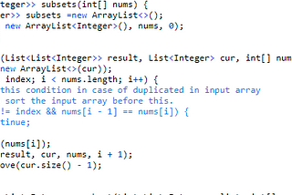 Subset generator