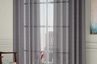 Elevate Your Home Décor with Grey Sheer Curtains: A Timeless Elegance