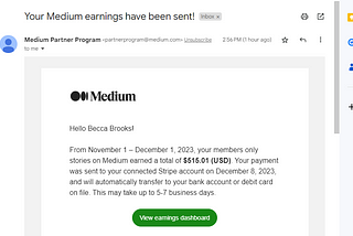 How I Finally Caved and Blew My Medium Earnings On Myself (And Why I Don’t Regret It One Bit)