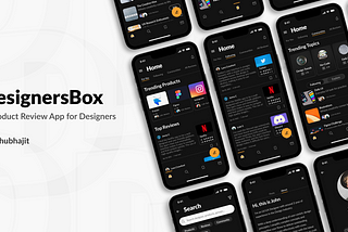 Case Study : A Product Review App for Designers