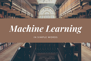 Machine learning — What?