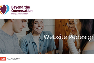 UI case study — Website redesign project for Beyond the Conversation