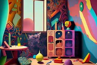 colorful room