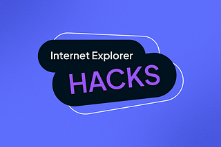 Internet Explorer Hacks