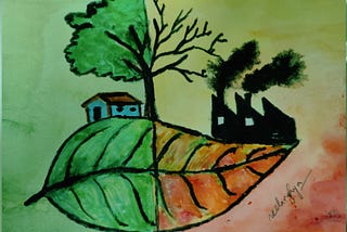World Environment Day 2022 | Painting by Neelarghya Ghatak | Written by Arijit Bhattacharya