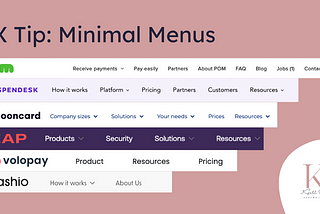 Featured image showing nagivational menus of different lenghts.