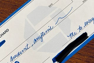 BLANK CHECK